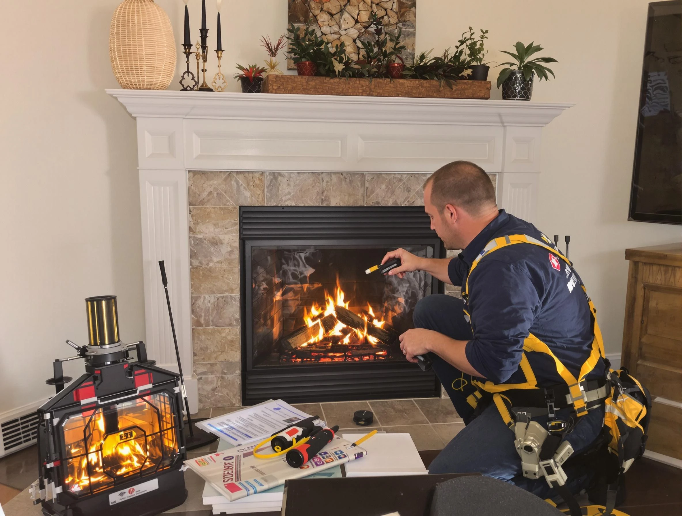 Safety-focused fireplace inspection by Los Ranchos de Albuquerque Chimney Sweep in Los Ranchos de Albuquerque, NM
